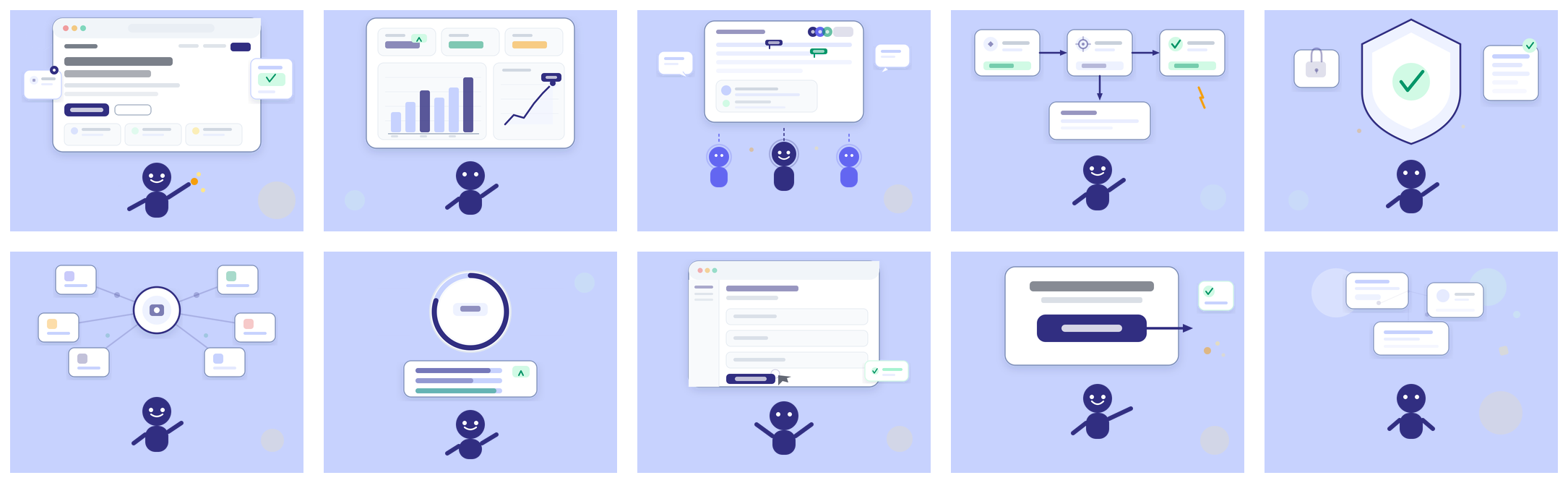 Pack 2 — SaaS Landing Page Illustration System